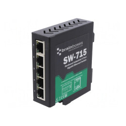 Switch Ethernet Neadministrabil 5 Porturi RJ45 5-30VDC | Electronic-mag.ro | Componente Electronice