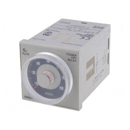 Timer DPDT 0,05-12 minute 24V AC/DC | Electronic-mag.ro | Componente Electronice