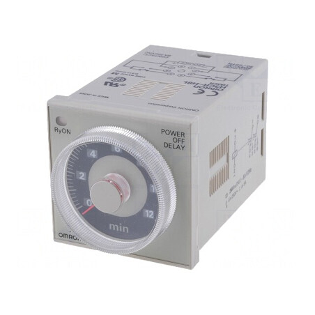 Timer DPDT 0,05-12 minute 24V AC/DC | Electronic-mag.ro | Componente Electronice