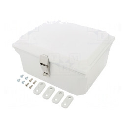 Carcasă montare pe perete gri 210x255x105mm | Electronic-mag.ro | Componente Electronice