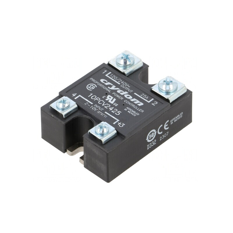 Releu Semiconductor 25A 100-280VAC 1-Fazat | Electronic-mag.ro | Componente Electronice