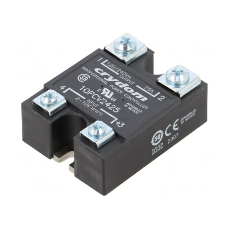 Releu Semiconductor 25A 100-280VAC 1-Fazat | Electronic-mag.ro | Componente Electronice