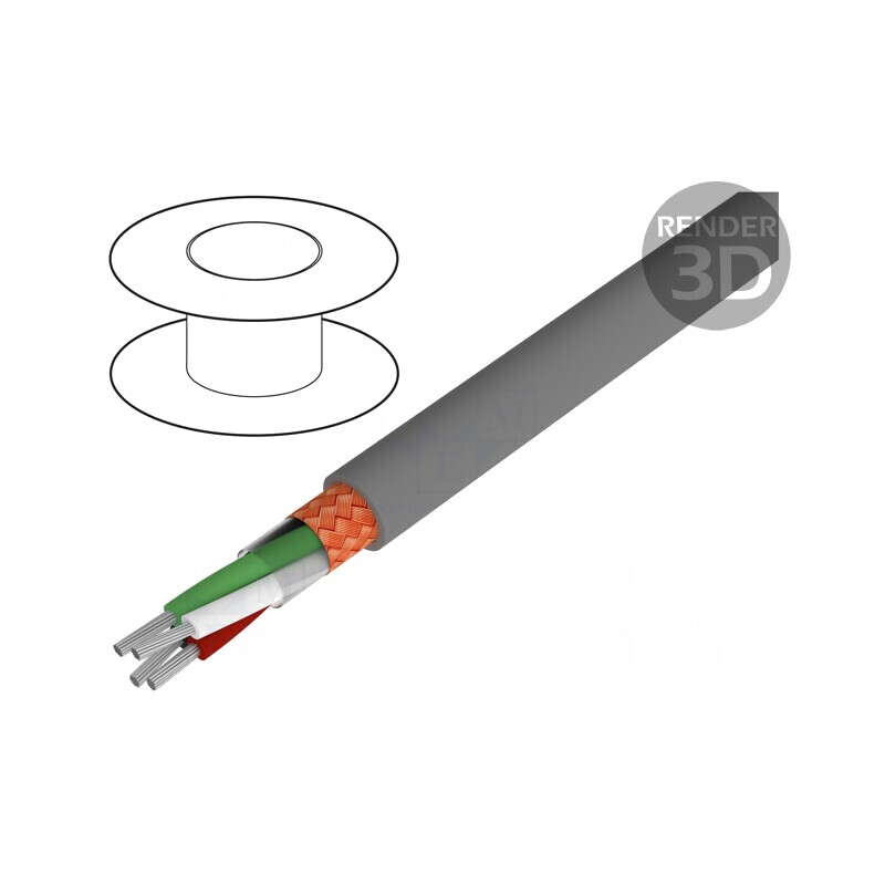 Cablu Alpha Essential C&C 4x22AWG PVC Gri Închis 30,5m | Electronic-mag.ro | Componente Electronice Cablu Alpha Essential C&C 4x22AWG PVC Gri Închis 30,5m | Electronic-mag.ro | Componente Electronice