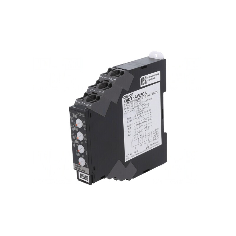 Releu Monitorizare Curent AC/DC SPDT K8DT-AW2CA | Electronic-mag.ro | Componente Electronice