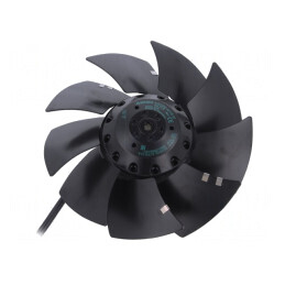 Ventilator: AC | axial | 400VAC | Ø197x62mm | 940m3/h | cu bilă | IP44 | A2D200-AH18-01