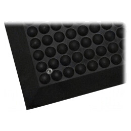 Suport podea ESD 0,9m x 0,6m poliuretan negru | Electronic-mag.ro | Componente Electronice