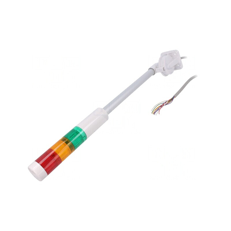 Coloană de semnalizare LED roșu/ambră/verde | Electronic-mag.ro | Componente Electronice