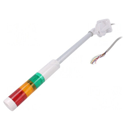 Coloană de semnalizare LED roșu/ambră/verde | Electronic-mag.ro | Componente Electronice
