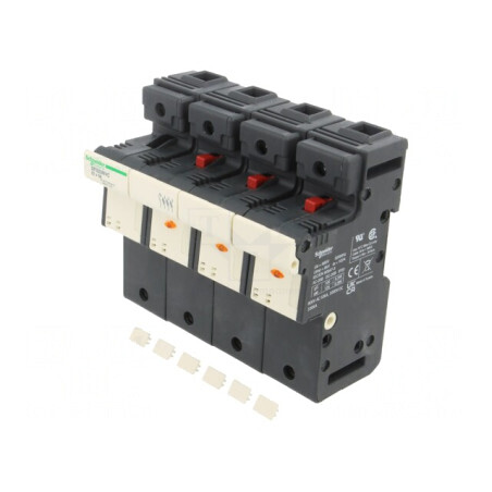 Suport Siguranţă Şină DIN Poli 3 N DF223NVC | Electronic-mag.ro | Componente Electronice