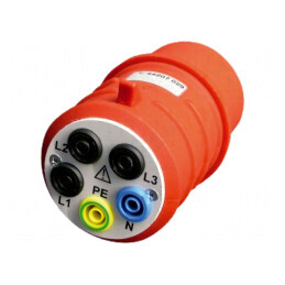 Adaptor Trifazic 32A CEE 5 Pini Soclu 4mm | Electronic-mag.ro | Componente Electronice
