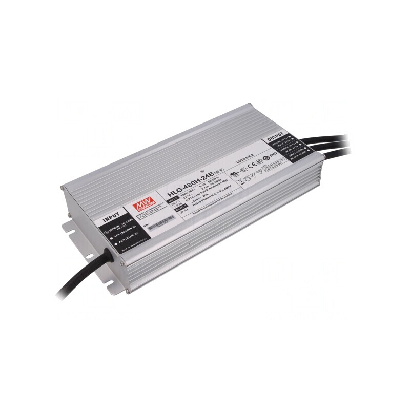 Alimentator LED 480W 24VDC 20A IP67 | Electronic-mag.ro | Componente Electronice Alimentator LED 480W 24VDC 20A IP67 | Electronic-mag.ro | Componente Electronice