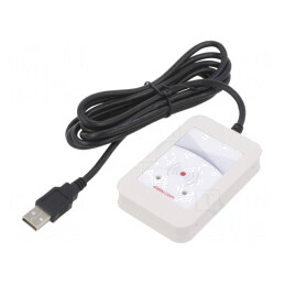 Cititor RFID USB cu Antenă 100mm Alb | Electronic-mag.ro | Componente Electronice