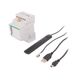 Telemetric PLC pentru șină DIN 230VAC relee IP20 3W IN: 2 | Electronic-mag.ro | Componente Electronice