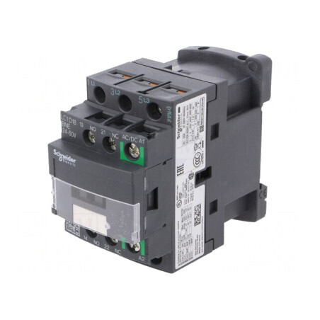 Contactor 3P 18A 690V NO+NO/NC LC1D18BNE | Electronic-mag.ro | Componente Electronice