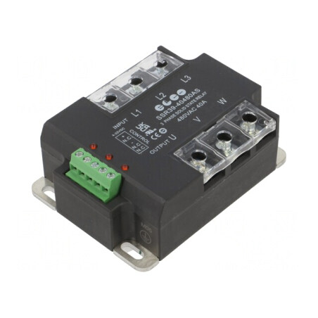 Releu Semiconductor 40A 3-fazat 24-530VAC | Electronic-mag.ro | Componente Electronice