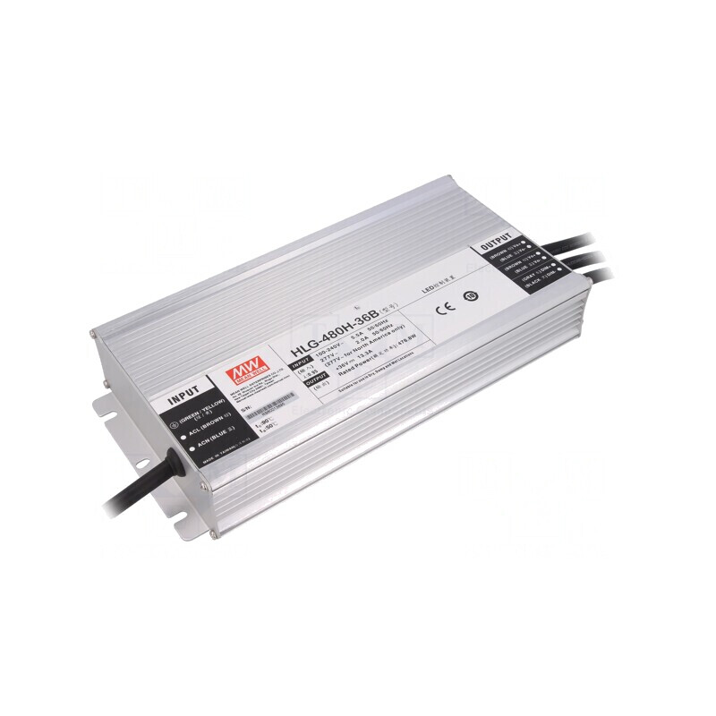Alimentator LED 480W 36VDC 13,3A IP67 | Electronic-mag.ro | Componente Electronice Alimentator LED 480W 36VDC 13,3A IP67 | Electronic-mag.ro | Componente Electronice
