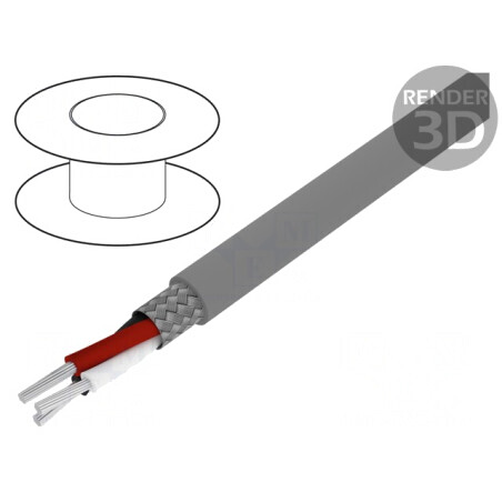 Cablu Alpha Essential 3x20AWG PVC Gri 30,5m | Electronic-mag.ro | Componente Electronice