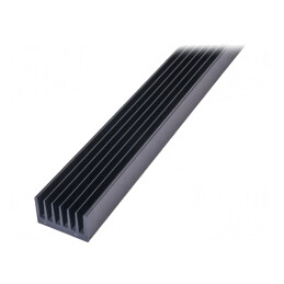 Radiator cu aripioare negru 1000x66x40mm | Electronic-mag.ro | Componente Electronice