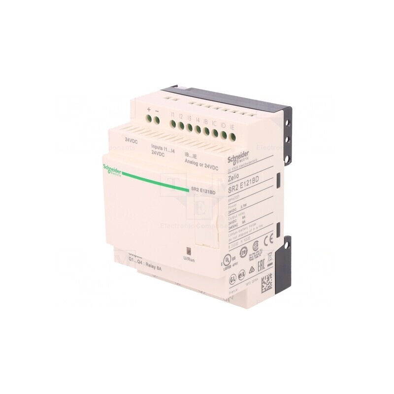 Releu programabil 8 intrări 4 ieșiri relee SR2E121BD | Electronic-mag.ro | Componente Electronice