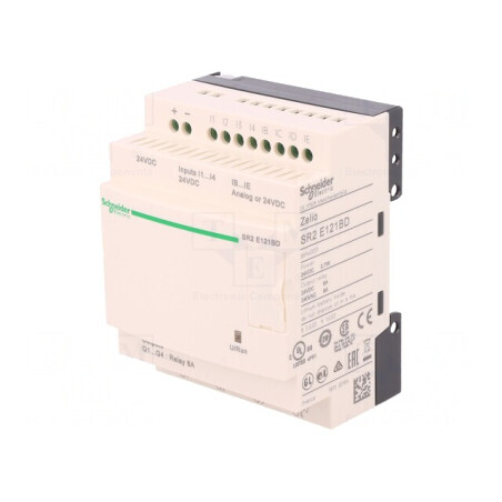 Releu programabil 8 intrări 4 ieșiri relee SR2E121BD | Electronic-mag.ro | Componente Electronice