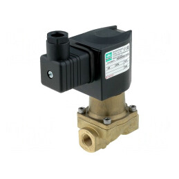 Ventil electromagnetic alamă NBR IP65 24VDC 0-10 bar | Electronic-mag.ro | Componente Electronice