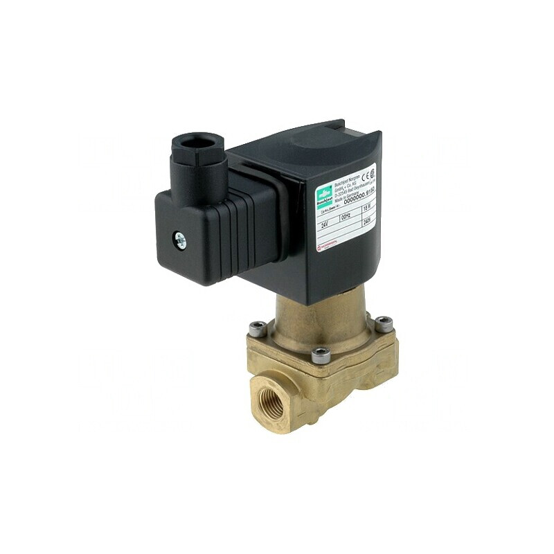 Ventil electromagnetic alamă NBR IP65 24VDC 0-10 bar | Electronic-mag.ro | Componente Electronice