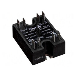 Releu semiconductor dublu 15-32VDC 40A 48-530VAC H12D4840DE | Electronic-mag.ro | Componente Electronice