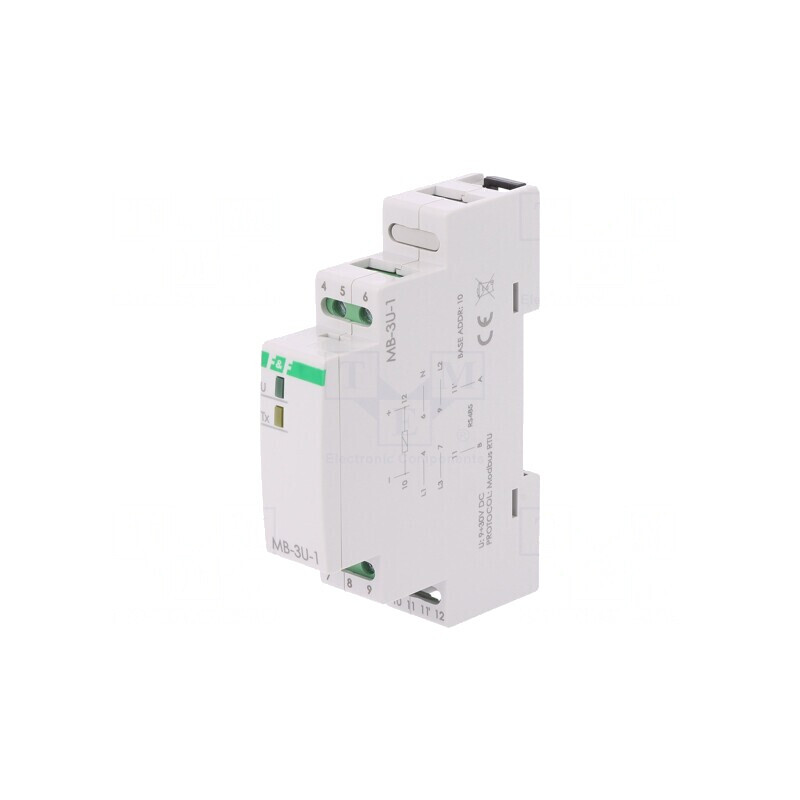 Adaptor Tensiune pentru Șină DIN 0-285VAC 0-400VDC 9-30VDC | Electronic-mag.ro | Componente Electronice