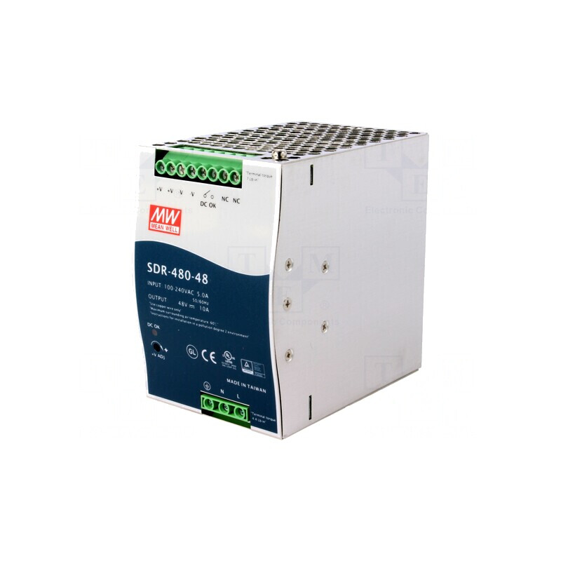 Alimentator Pulsatoriu 480W 48V 10A pentru Șină DIN | Electronic-mag.ro | Componente Electronice Alimentator Pulsatoriu 480W 48V 10A pentru Șină DIN | Electronic-mag.ro | Componente Electronice