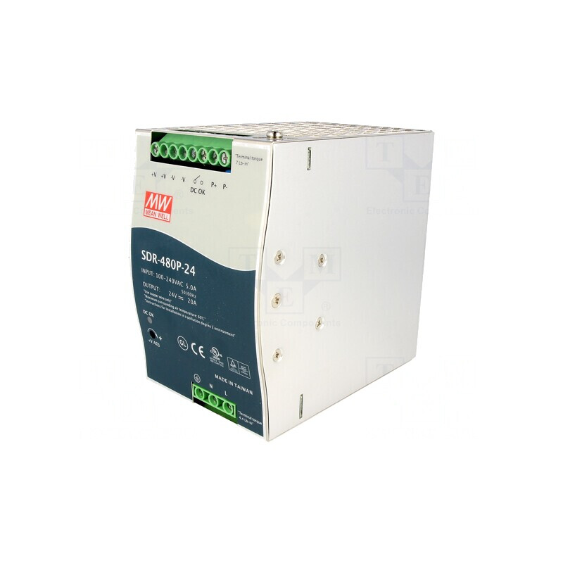 Alimentator Pulsatoriu 480W 24V 20A pentru Șină DIN | Electronic-mag.ro | Componente Electronice Alimentator Pulsatoriu 480W 24V 20A pentru Șină DIN | Electronic-mag.ro | Componente Electronice