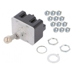 Comutator basculant 4PDT ON-ON 6A/230VAC 20A/28VDC | Electronic-mag.ro | Componente Electronice