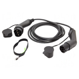 Cablu eMobility 230V 3,6kW Tip 2 5m IP55 | Electronic-mag.ro | Componente Electronice