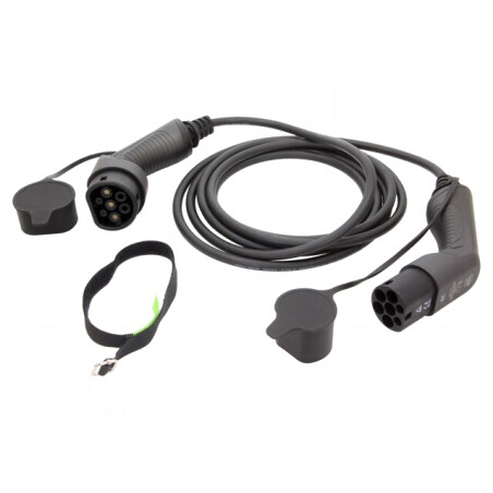 Cablu eMobility 230V 3,6kW Tip 2 5m IP55 | Electronic-mag.ro | Componente Electronice