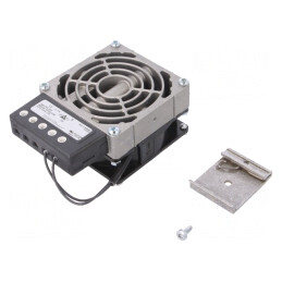 Suflantă de încălzire 150W 230VAC IP20 pentru şină DIN | Electronic-mag.ro | Componente Electronice