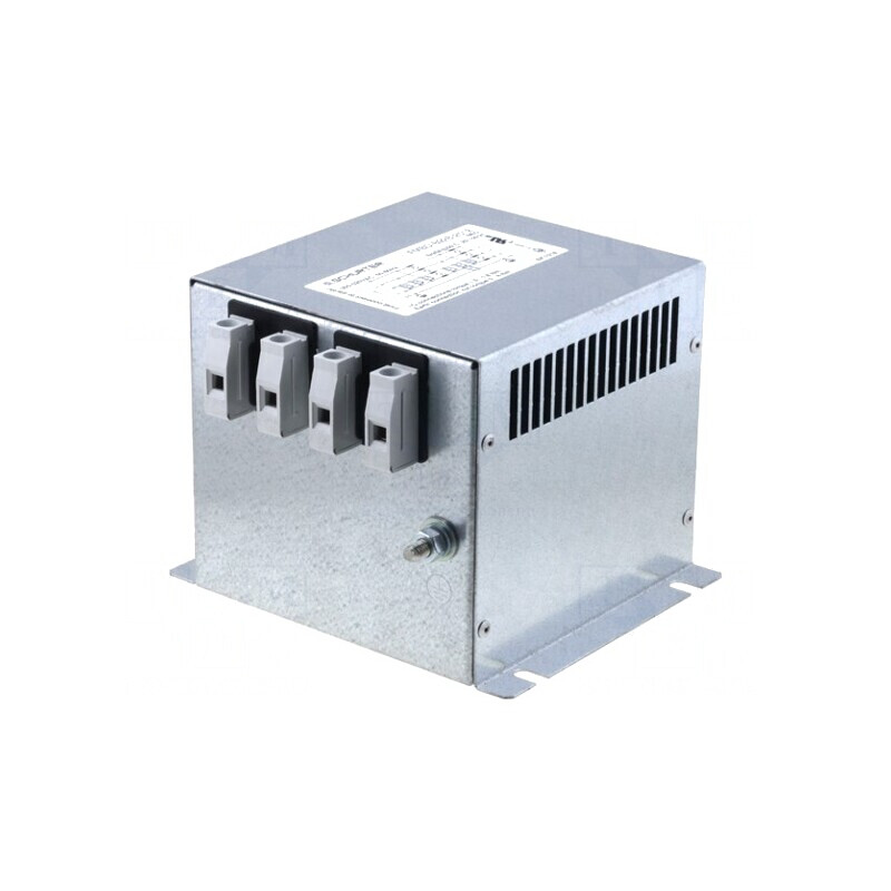 Filtru anti-interferențe trifazic 520VAC 25A 125x130x115mm | Electronic-mag.ro | Componente Electronice