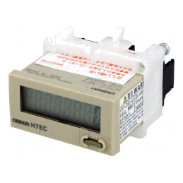 Contor Electronic LCD 99999999 IP66 45x22,2mm H7EC-NFV | Electronic-mag.ro | Componente Electronice