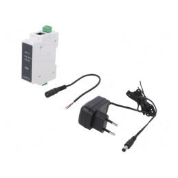Convertor RS485 la Ethernet 5-36VDC pentru Şină DIN | Electronic-mag.ro | Componente Electronice