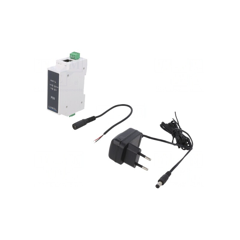 Convertor RS485 la Ethernet 5-36VDC pentru Şină DIN | Electronic-mag.ro | Componente Electronice