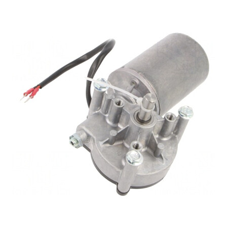 Motor DC 12V 240rpm cu Transmisie Melc 1,5Nm IP53 | Electronic-mag.ro | Componente Electronice