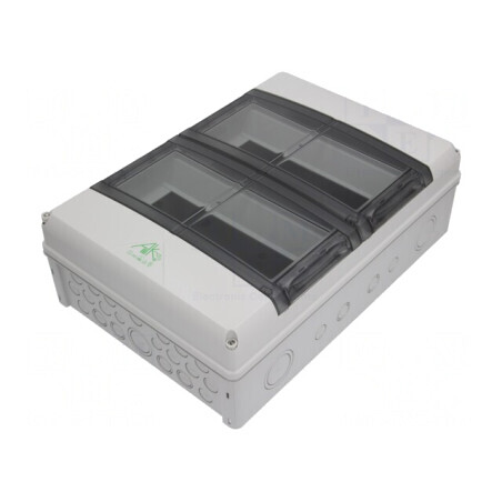 Carcasă pentru aparatură modulară IP65 gri IK08 | Electronic-mag.ro | Componente Electronice