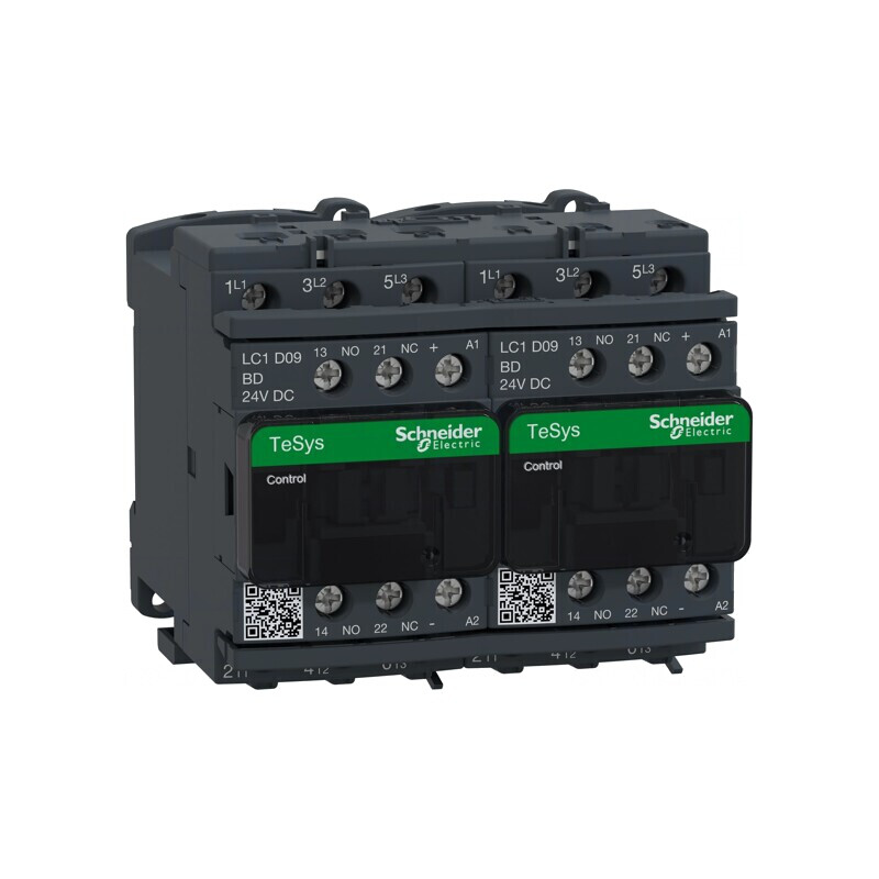 Contactor Reversibil 3 Poli 24VDC 9A TeSys D | Electronic-mag.ro | Componente Electronice