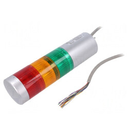 Coloană Semnalizare LED Roșu/Ambră/Verde | Electronic-mag.ro | Componente Electronice