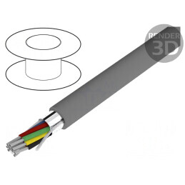 Cablu Ecranat Alpha Essential 9x22AWG PVC | Electronic-mag.ro | Componente Electronice