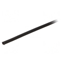 Trese din Poliester Negru 3,18mm | Electronic-mag.ro | Componente Electronice