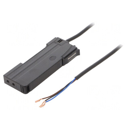 Amplificator fibră optică PNP IP40 cu cablu 2m | Electronic-mag.ro | Componente Electronice