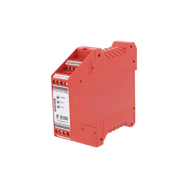 Releu de siguranță CS 24VAC 24VDC pentru șină DIN | Electronic-mag.ro | Componente Electronice