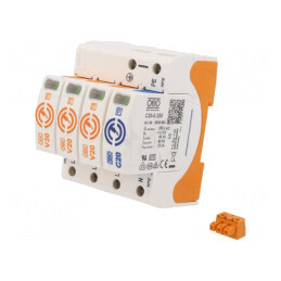 Limitator de Supratensiuni 20kA 280VAC 3 Poli NPE IP20 | Electronic-mag.ro | Componente Electronice