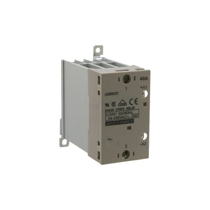 Releu semiconductor 1-fazat 40A 24-240VAC 5-24VDC | Electronic-mag.ro | Componente Electronice