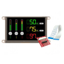 Afișaj TFT 5" 800x480 32kBRAM 192kBFLASH 460cd/m2 | Electronic-mag.ro | Componente Electronice