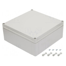 Carcasă Universală Policabonat 300x300x132mm | Electronic-mag.ro | Componente Electronice